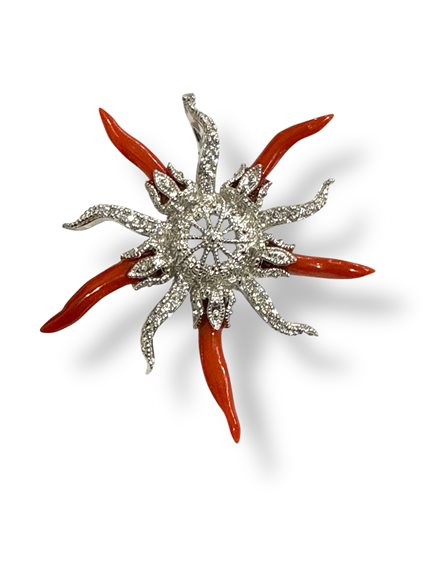 Pendant Mandile 1922 Woman Coralli in Silver 2KK59979 - 2KK59979